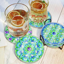 Load image into Gallery viewer, 6Pcs/Set-Mandala-Acrylic Waterproof Diamond Coaster