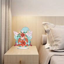 Load image into Gallery viewer, Butterfly Gnome-Single Side Drill-Acrylic Diamond Desktop Ornament