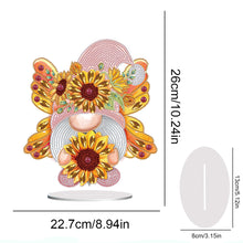 Load image into Gallery viewer, Butterfly Gnome-Single Side Drill-Acrylic Diamond Desktop Ornament