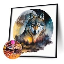 Load image into Gallery viewer, Wolf-Full Round Diamond Painting-40x40cm