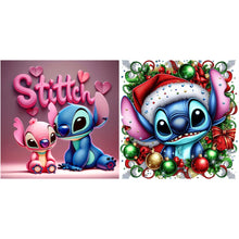 Load image into Gallery viewer, Stitch-Full Round Diamond Painting-30x30cm