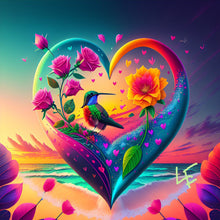 Load image into Gallery viewer, Colorful Butterfly-Full Round Diamond Painting-30x30cm