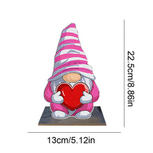 Load image into Gallery viewer, Gnome-Single Side Drill-Wooden Diamond Desktop Ornament
