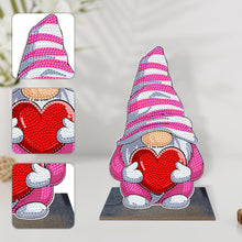 Load image into Gallery viewer, Gnome-Single Side Drill-Wooden Diamond Desktop Ornament