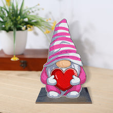 Load image into Gallery viewer, Gnome-Single Side Drill-Wooden Diamond Desktop Ornament