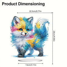 Load image into Gallery viewer, Fox-Single Side Drill-Acrylic Diamond Desktop Ornament