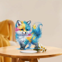 Load image into Gallery viewer, Fox-Single Side Drill-Acrylic Diamond Desktop Ornament