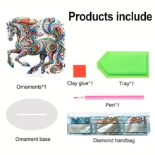 Load image into Gallery viewer, Animal-Single Side Drill-Acrylic Diamond Desktop Ornament