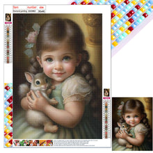 Load image into Gallery viewer, Girl-Full Square Diamond Painting-30x40cm