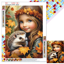 Load image into Gallery viewer, Girl-Full Square Diamond Painting-30x40cm