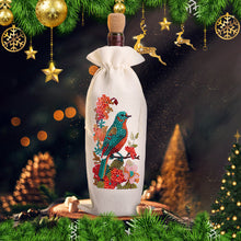 Load image into Gallery viewer, Butterfly/Flower-Burlap Wine Bottle Bags Covers