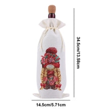 Load image into Gallery viewer, Butterfly/Flower-Burlap Wine Bottle Bags Covers