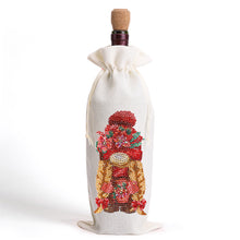 Load image into Gallery viewer, Butterfly/Flower-Burlap Wine Bottle Bags Covers