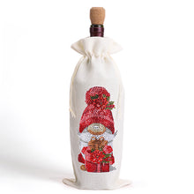 Load image into Gallery viewer, Butterfly/Flower-Burlap Wine Bottle Bags Covers