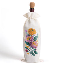 Load image into Gallery viewer, Butterfly/Flower-Burlap Wine Bottle Bags Covers