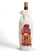 Load image into Gallery viewer, Butterfly/Flower-Burlap Wine Bottle Bags Covers