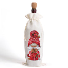 Load image into Gallery viewer, Butterfly/Flower-Burlap Wine Bottle Bags Covers