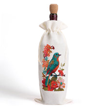 Load image into Gallery viewer, Butterfly/Flower-Burlap Wine Bottle Bags Covers