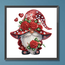 Load image into Gallery viewer, Valentine's Day Gnome-Partial Special Diamond Painting-30x30cm