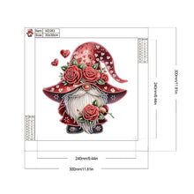 Load image into Gallery viewer, Valentine's Day Gnome-Partial Special Diamond Painting-30x30cm