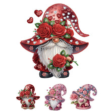 Load image into Gallery viewer, Valentine's Day Gnome-Partial Special Diamond Painting-30x30cm