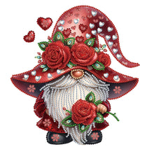 Load image into Gallery viewer, Valentine's Day Gnome-Partial Special Diamond Painting-30x30cm