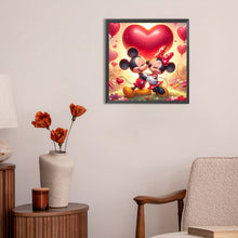 Load image into Gallery viewer, Mickey Minnie-Full Round Diamond Painting-30x30cm