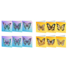 Load image into Gallery viewer, 8Pcs/Set Butterfly-Diamond Greeting Cards