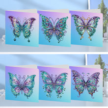 Load image into Gallery viewer, 8Pcs/Set Butterfly-Diamond Greeting Cards