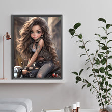 Load image into Gallery viewer, Steampunk Girl-Full Round/Square Diamond Painting-30x40cm/40x50cm/50x70cm