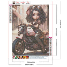 Load image into Gallery viewer, Steampunk Girl-Full Round/Square Diamond Painting-30x40cm/40x50cm/50x70cm