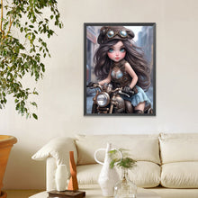 Load image into Gallery viewer, Steampunk Girl-Full Round/Square Diamond Painting-30x40cm/40x50cm/50x70cm