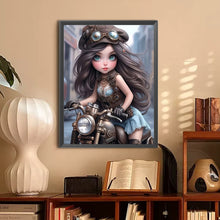 Load image into Gallery viewer, Steampunk Girl-Full Round/Square Diamond Painting-30x40cm/40x50cm/50x70cm