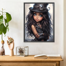 Load image into Gallery viewer, Steampunk Girl-Full Round/Square Diamond Painting-30x40cm/40x50cm/50x70cm