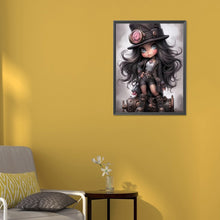 Load image into Gallery viewer, Steampunk Girl-Full Round/Square Diamond Painting-30x40cm/40x50cm/50x70cm