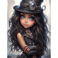 Load image into Gallery viewer, Steampunk Girl-Full Round/Square Diamond Painting-30x40cm/40x50cm/50x70cm