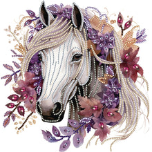 Load image into Gallery viewer, Horse-Partial Special Diamond Painting-30x30cm