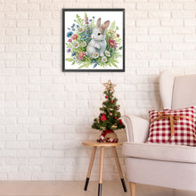 Load image into Gallery viewer, Rabbit-Partial Special Diamond Painting-30x30cm