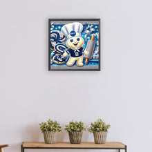 Load image into Gallery viewer, Bread Chef-Full Round Diamond Painting-30x30cm