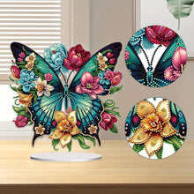 Load image into Gallery viewer, Butterfly-Single Side Drill-Acrylic Diamond Desktop Ornament