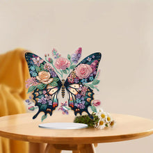 Load image into Gallery viewer, Butterfly-Single Side Drill-Acrylic Diamond Desktop Ornament
