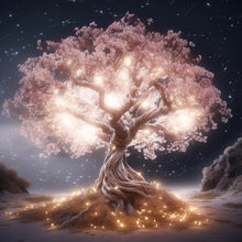 Load image into Gallery viewer, Life Tree-Full Round Diamond Painting-30x30cm