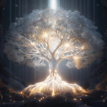 Load image into Gallery viewer, Life Tree-Full Round Diamond Painting-30x30cm