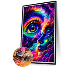 Load image into Gallery viewer, Colorful Cloud Eyes-Full Round Diamond Painting-40x65cm-Large Size