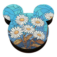 Load image into Gallery viewer, Wood Butterfly Tulip Crystal Rhinestone Diamond Art Jewelry Case