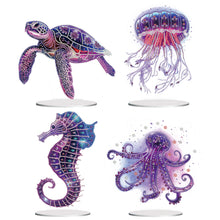 Load image into Gallery viewer, Marine Life-Single Side Drill-Acrylic Diamond Desktop Ornament