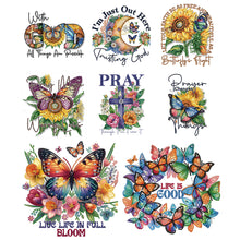 Load image into Gallery viewer, Butterfly Sunflower-Partial Special Diamond Painting-30x30cm