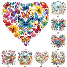 Load image into Gallery viewer, Butterfly Sunflower-Partial Special Diamond Painting-30x30cm