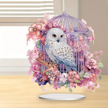 Load image into Gallery viewer, Cage-Single Side Drill-Acrylic Diamond Desktop Ornament