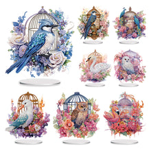 Load image into Gallery viewer, Cage-Single Side Drill-Acrylic Diamond Desktop Ornament